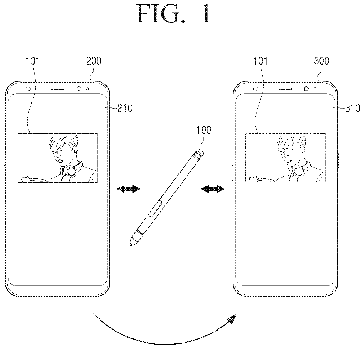 Display apparatus for transmitting data through electronic pen and control method thereof