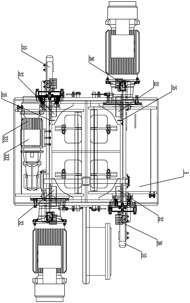 Explosion-proof fixed column type slewing crane