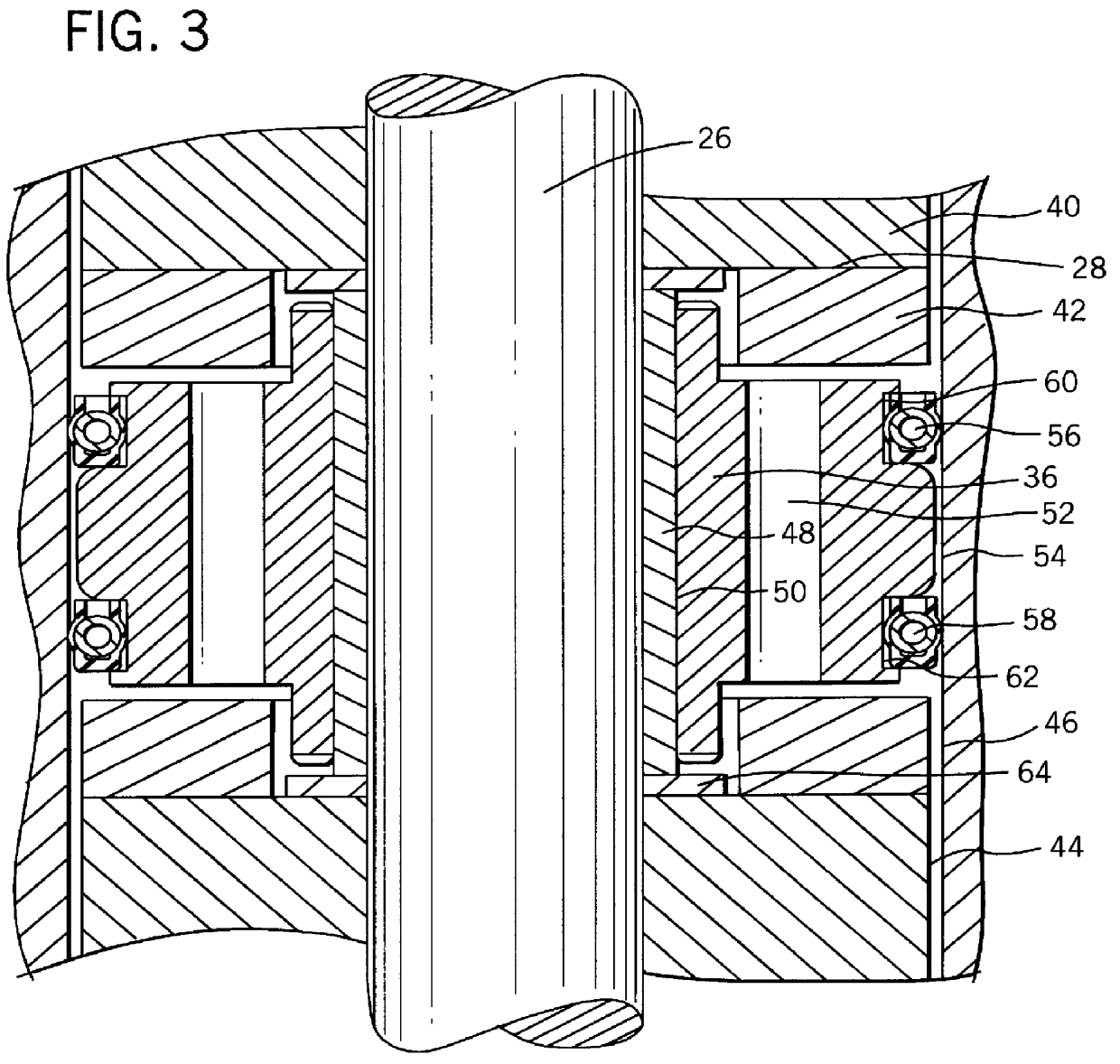 Self-centering rotor bearing assembly for submersible pump motors