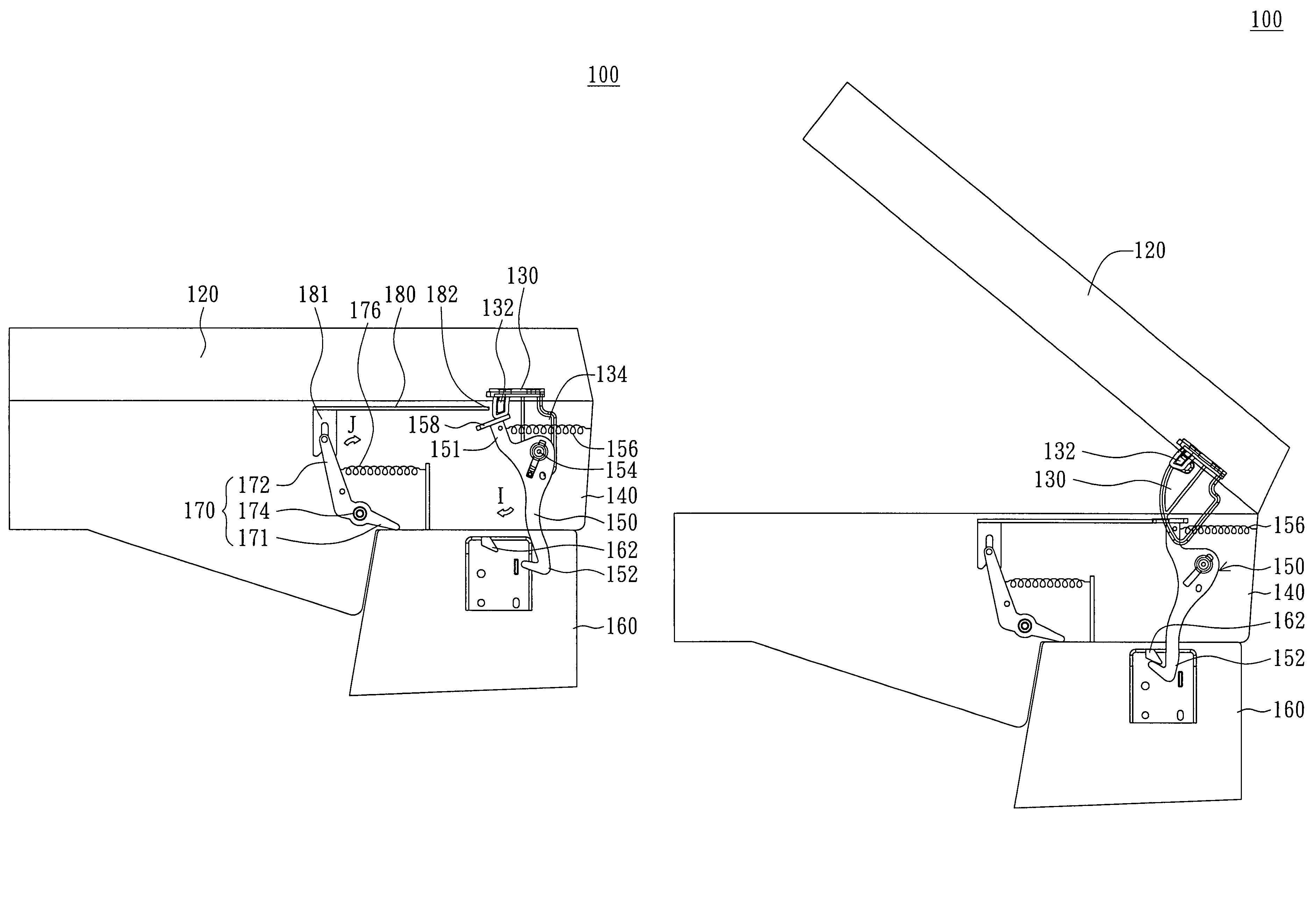 Multi-function printer with a locking device and operational method thereof