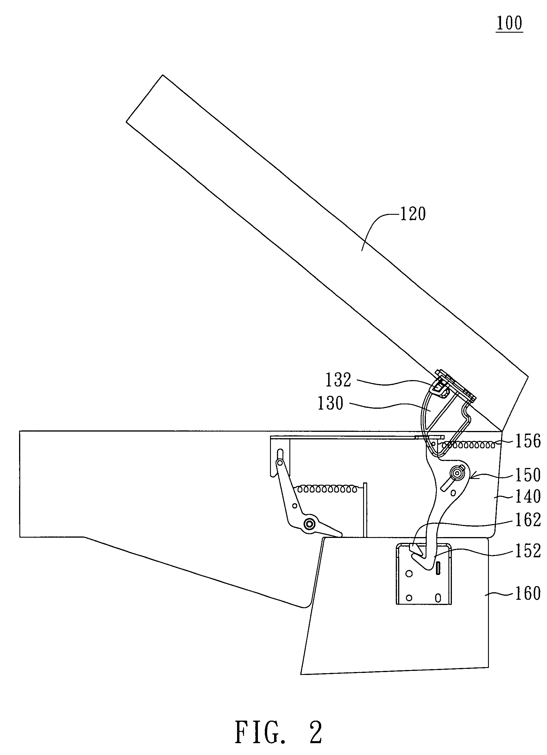 Multi-function printer with a locking device and operational method thereof