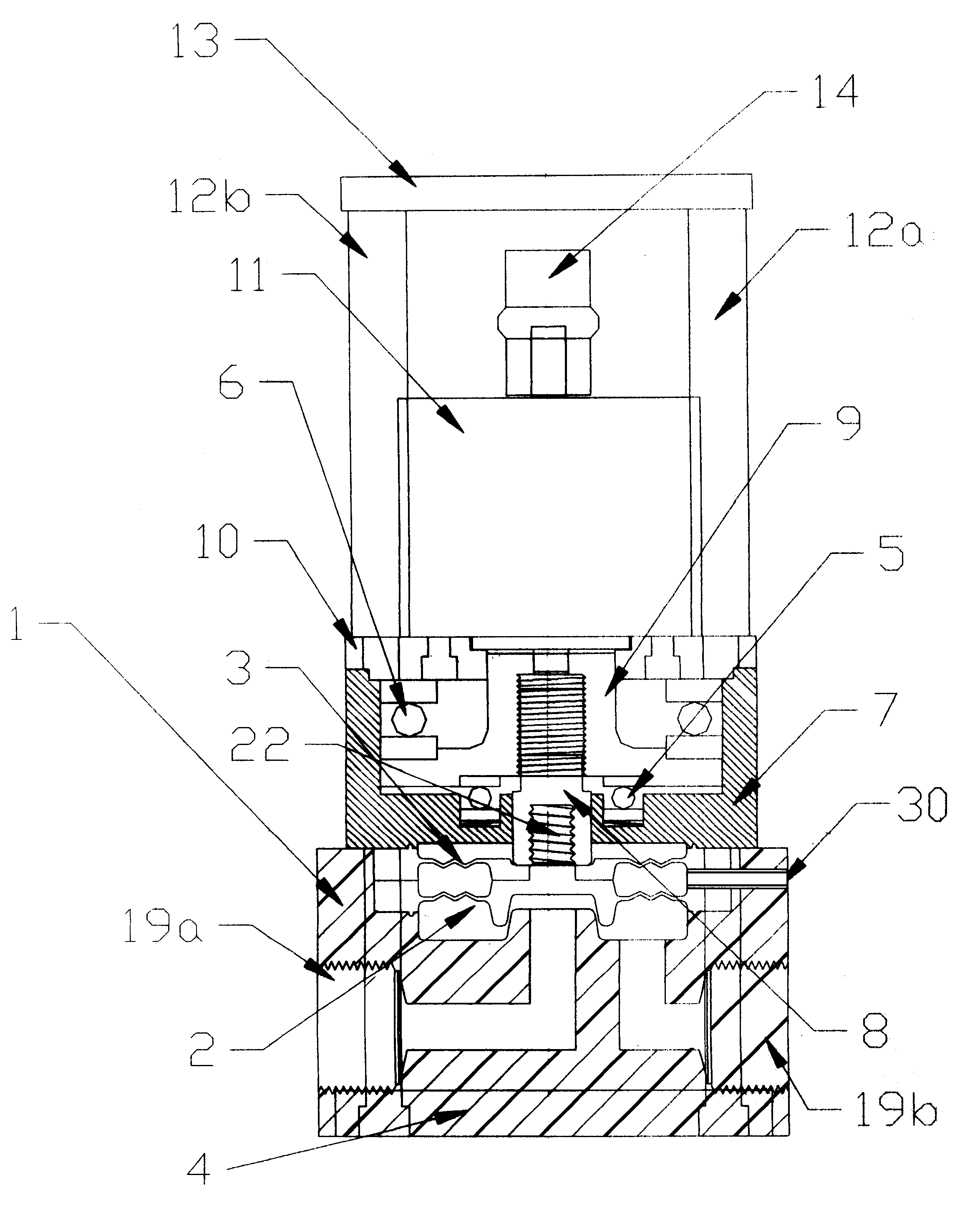 Double diaphragm precision throttling valve