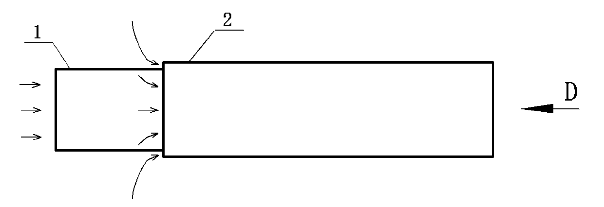 Process for producing building plastic formwork by co-extrusion method and compound mould