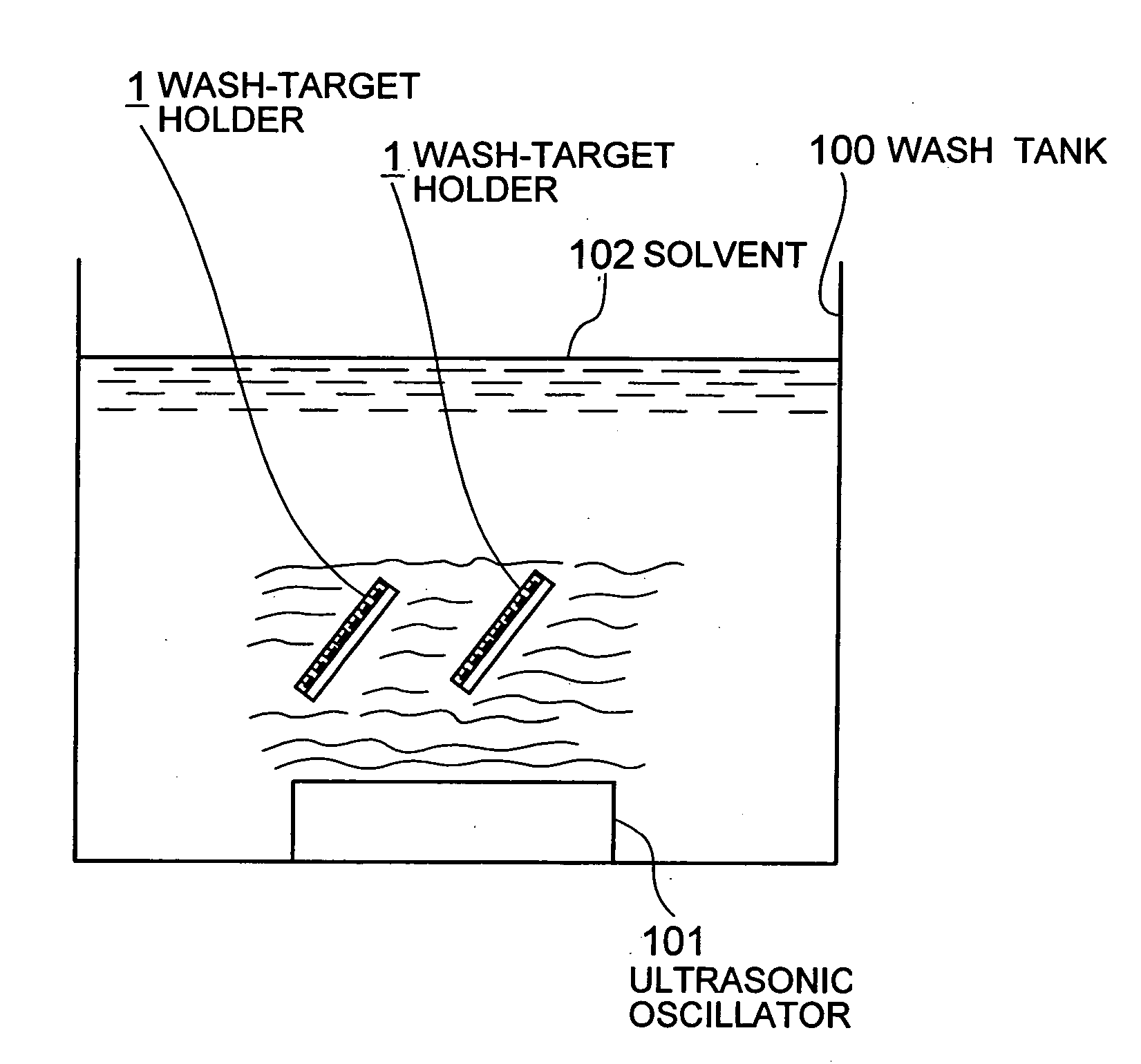 Wash-target holder and method for washing wash-target using the same