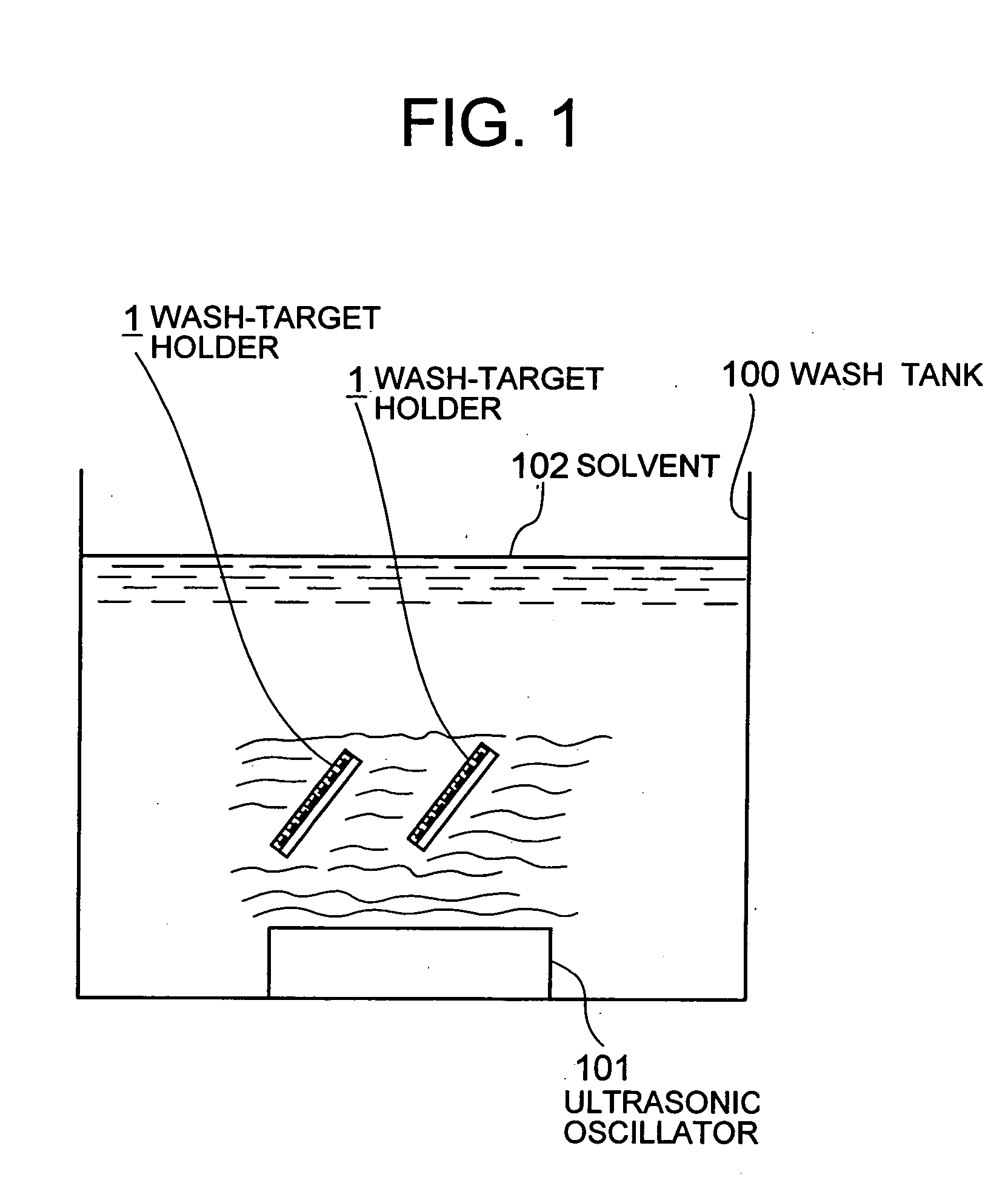 Wash-target holder and method for washing wash-target using the same