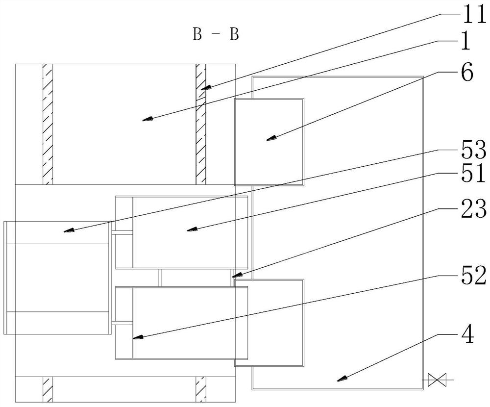 Machining center magnetic scrap iron removing device and scrap iron removing method