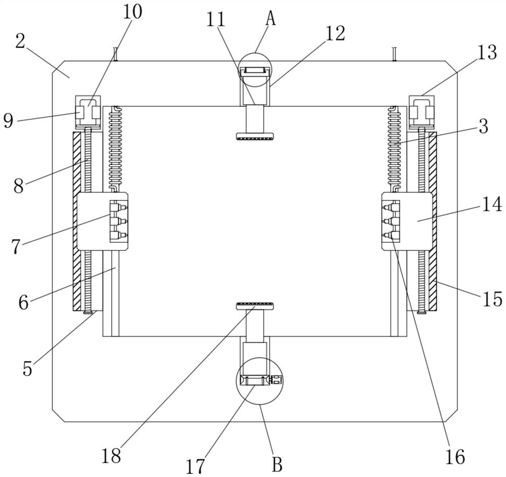 Paint spraying device with anti-splashing structure for metal product machining