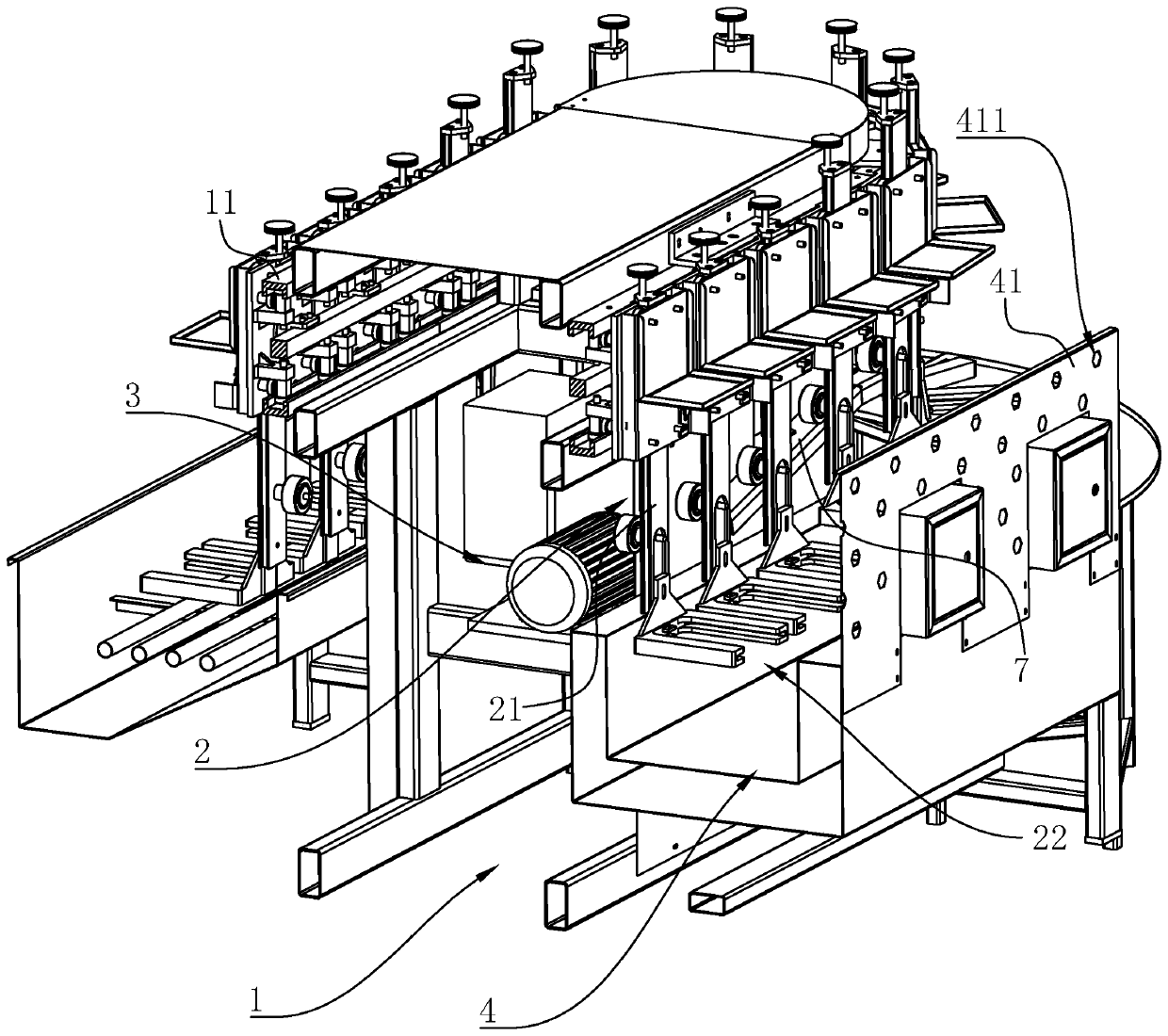 Filter element forming machine