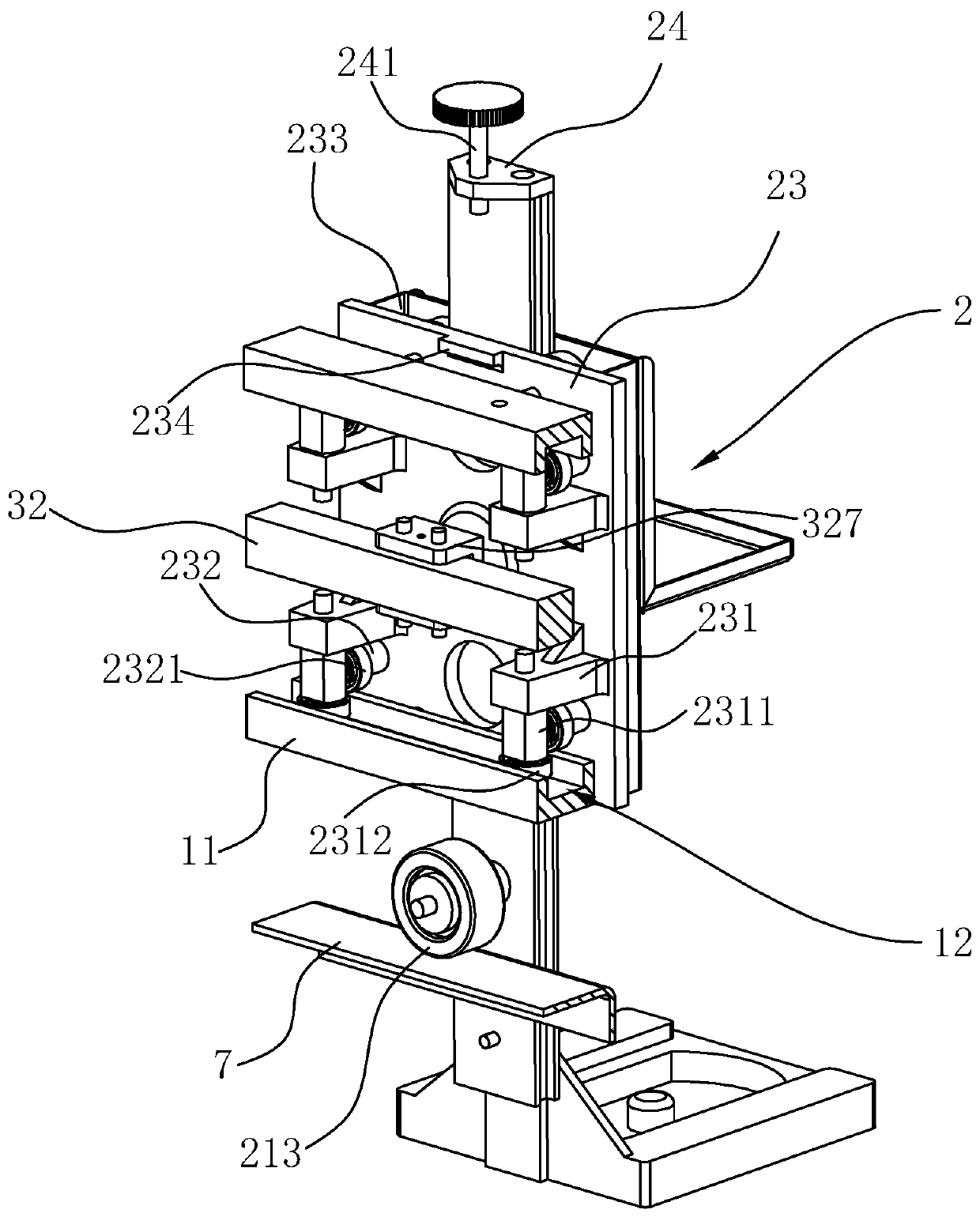 Filter element forming machine