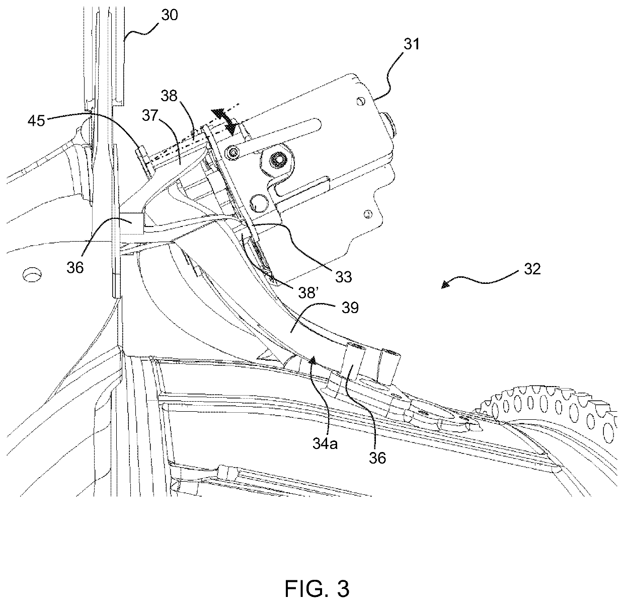 Mount structure for an aircraft ancillary engine unit