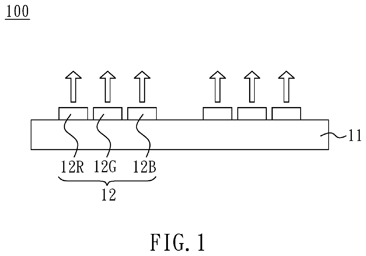 Top emission microled display and bottom emission microled display and a method of forming the same