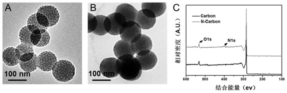 Oxidase-like activity of nitrogen-doped carbon nanospheres and its application