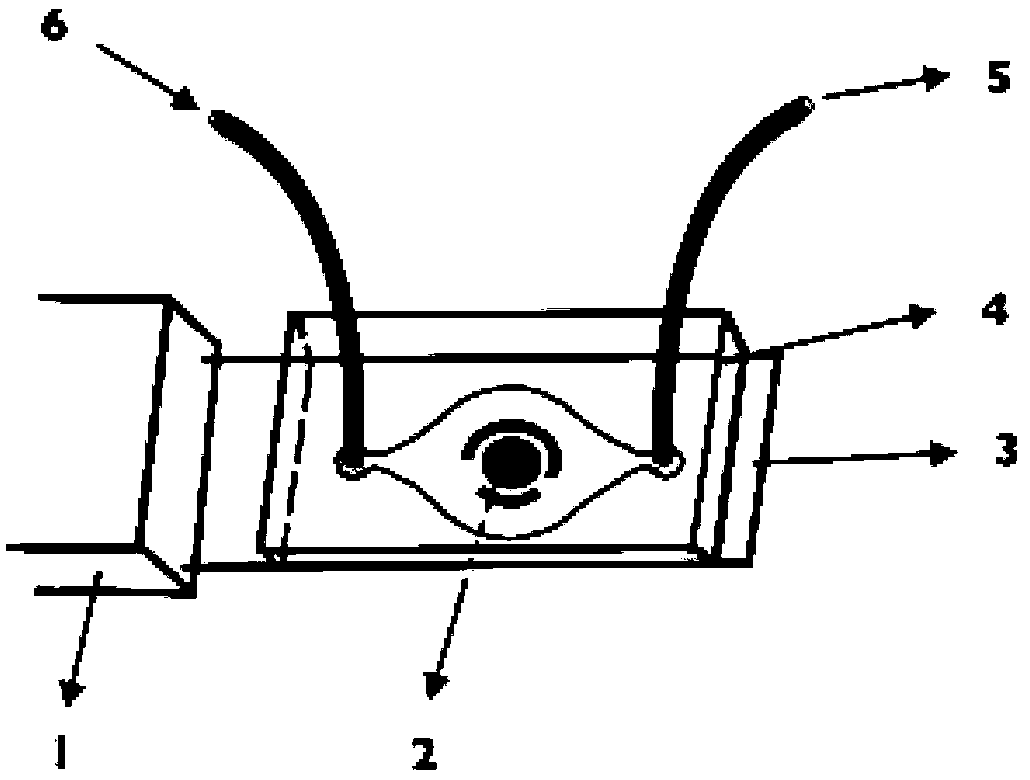 Preparation method and application of electrochemical micro-fluidic sensing chip