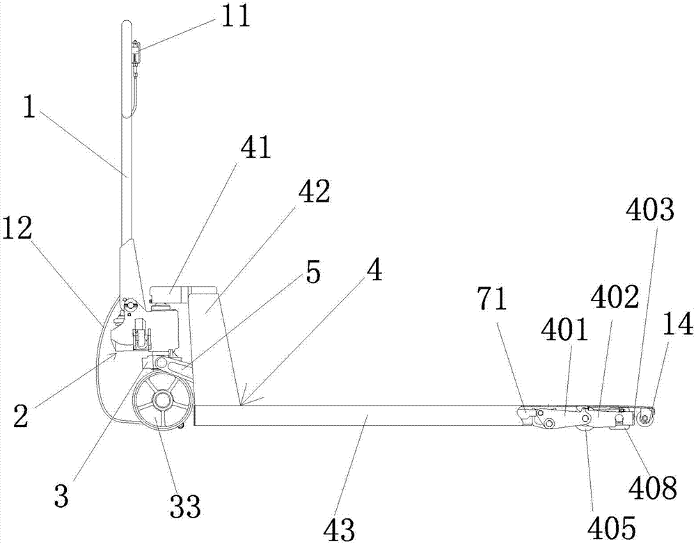 Hydraulic hand pallet truck