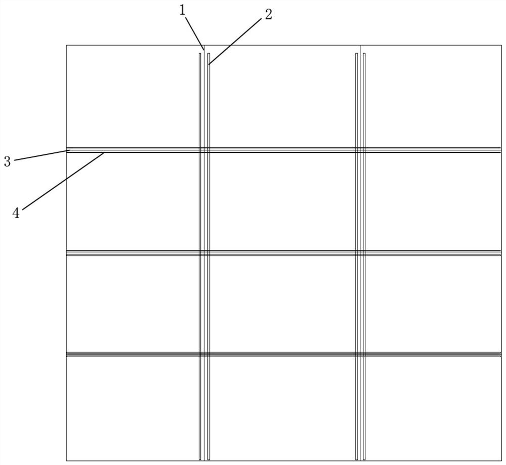 A treatment method for industrial floor construction joints