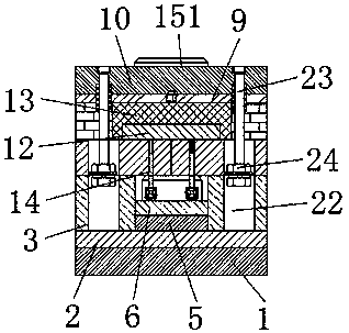 Ejection mechanism for injection molding mold