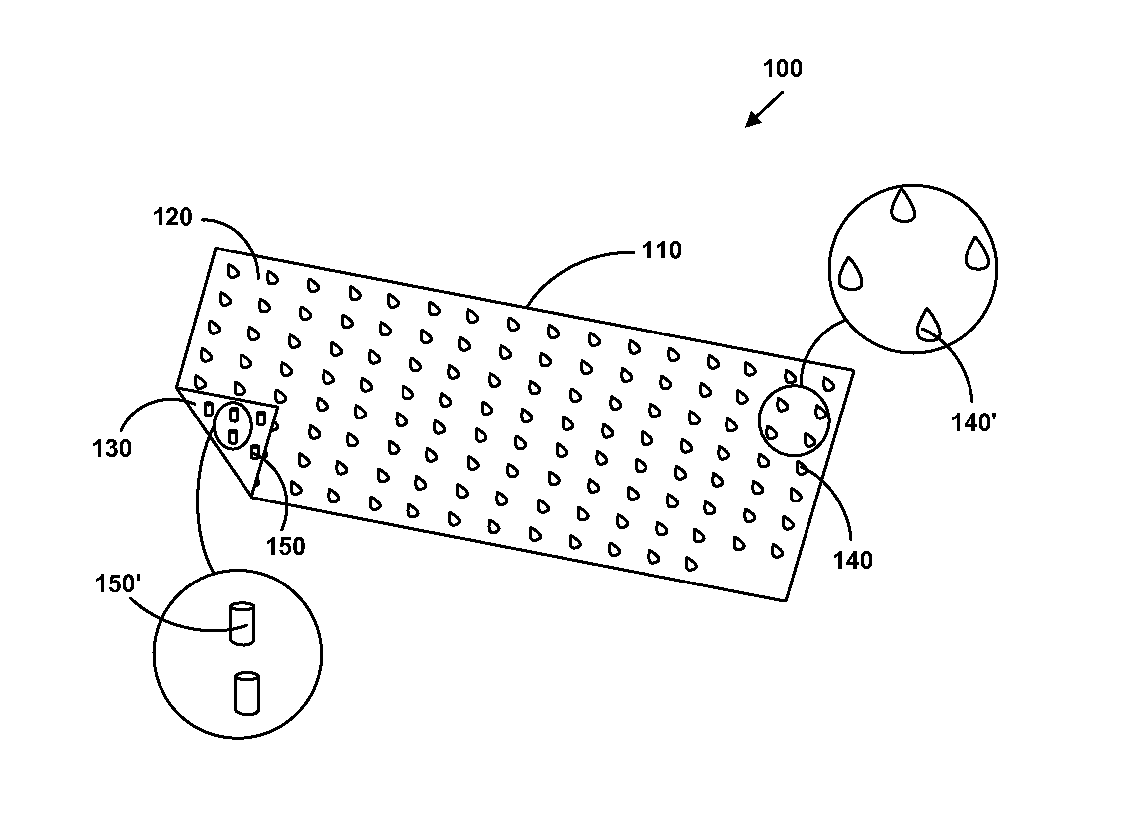 Acupressure non-slip device, method, and apparatus for use with exercise