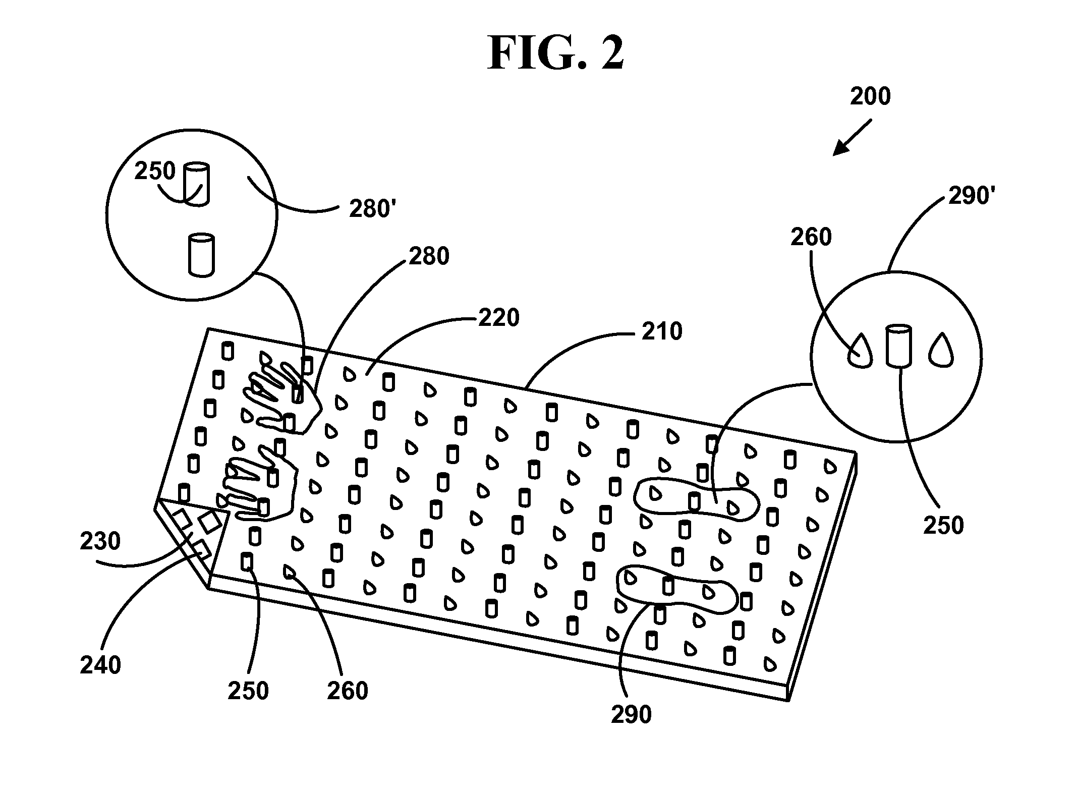 Acupressure non-slip device, method, and apparatus for use with exercise