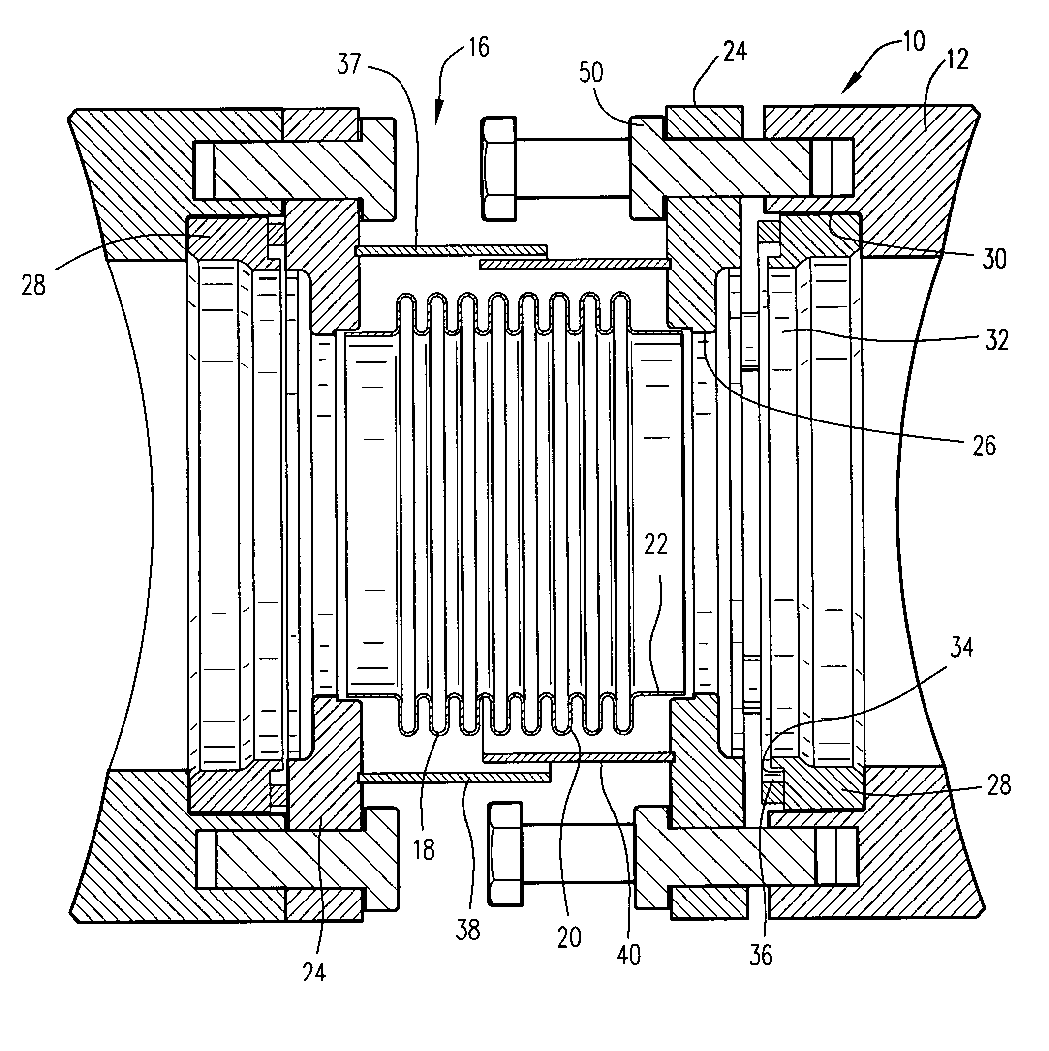 Crossfire tube assembly for gas turbines