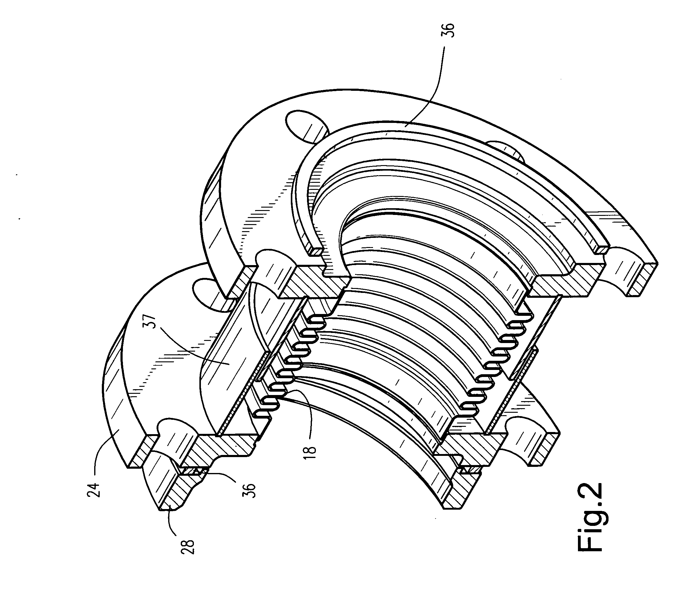 Crossfire tube assembly for gas turbines