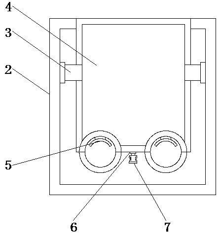 A waterproof vibration damping device for buried charging pile