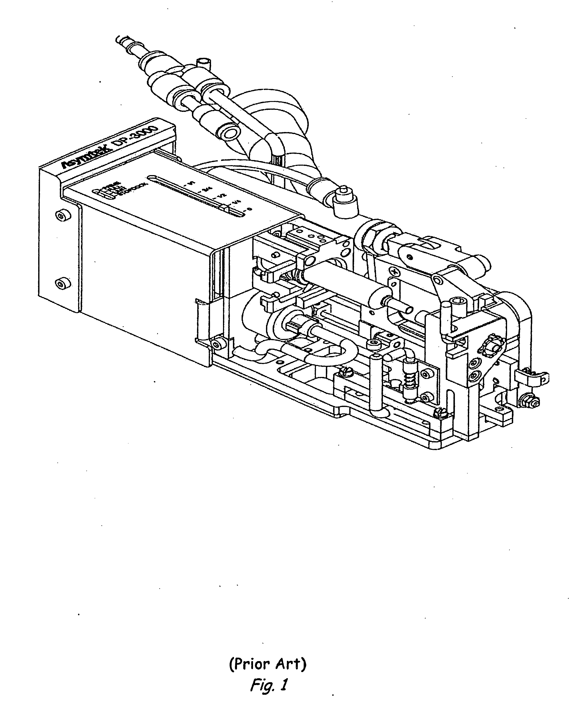 Twisting translational displacement pump cartridge