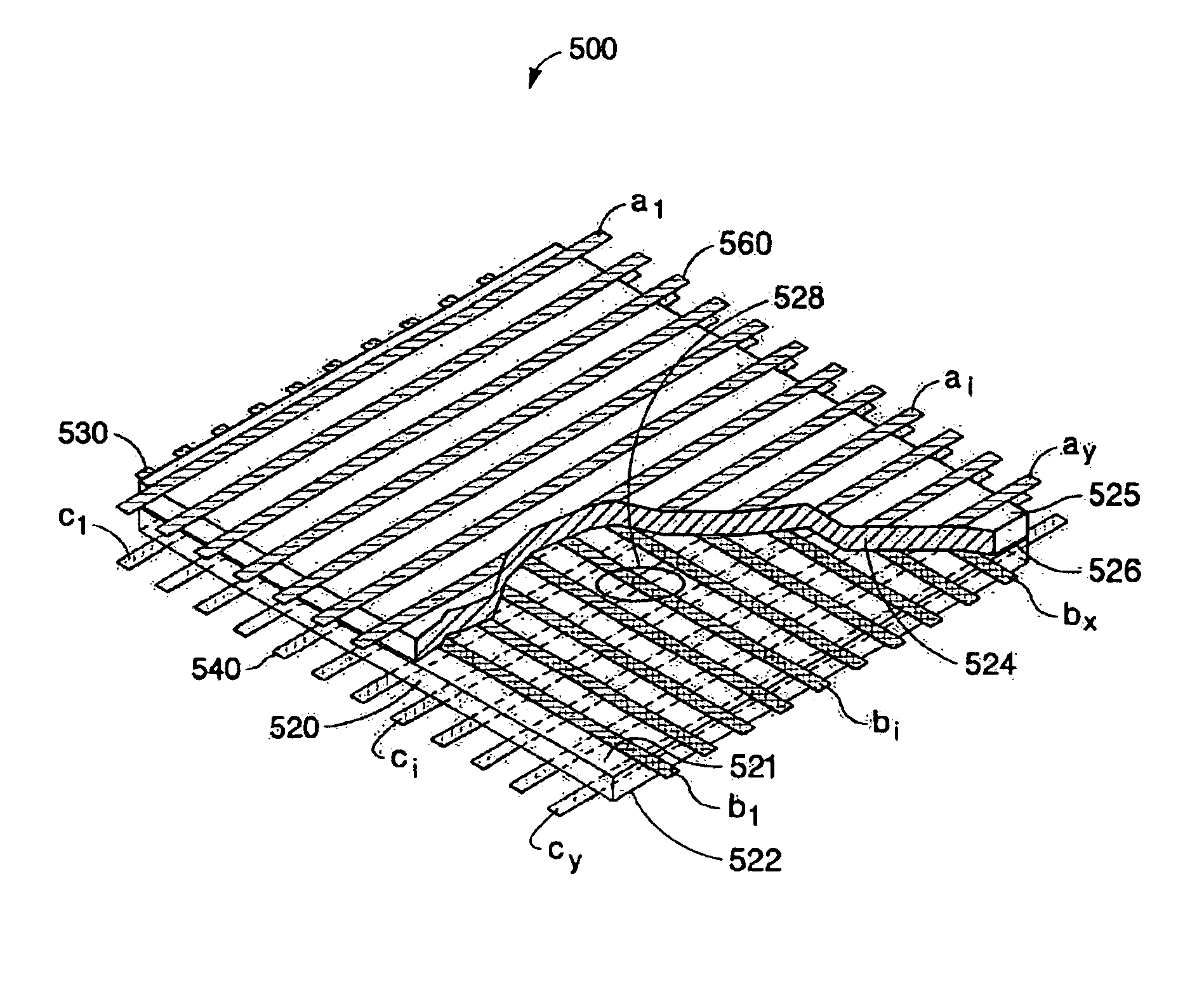 Memory device having a semiconducting polymer film