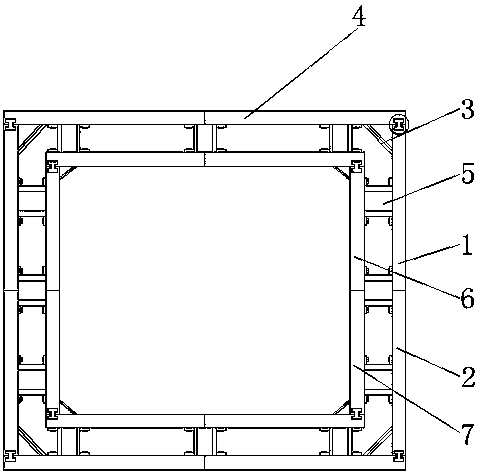 Cofferdam device for hydraulic construction