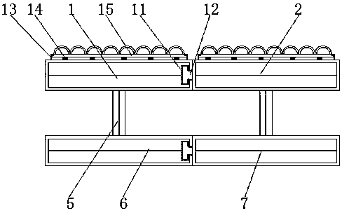 Cofferdam device for hydraulic construction