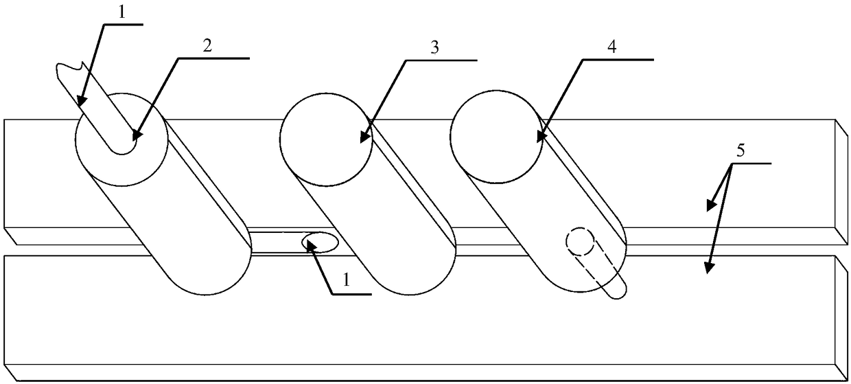 Friction stir welding method for hot wire