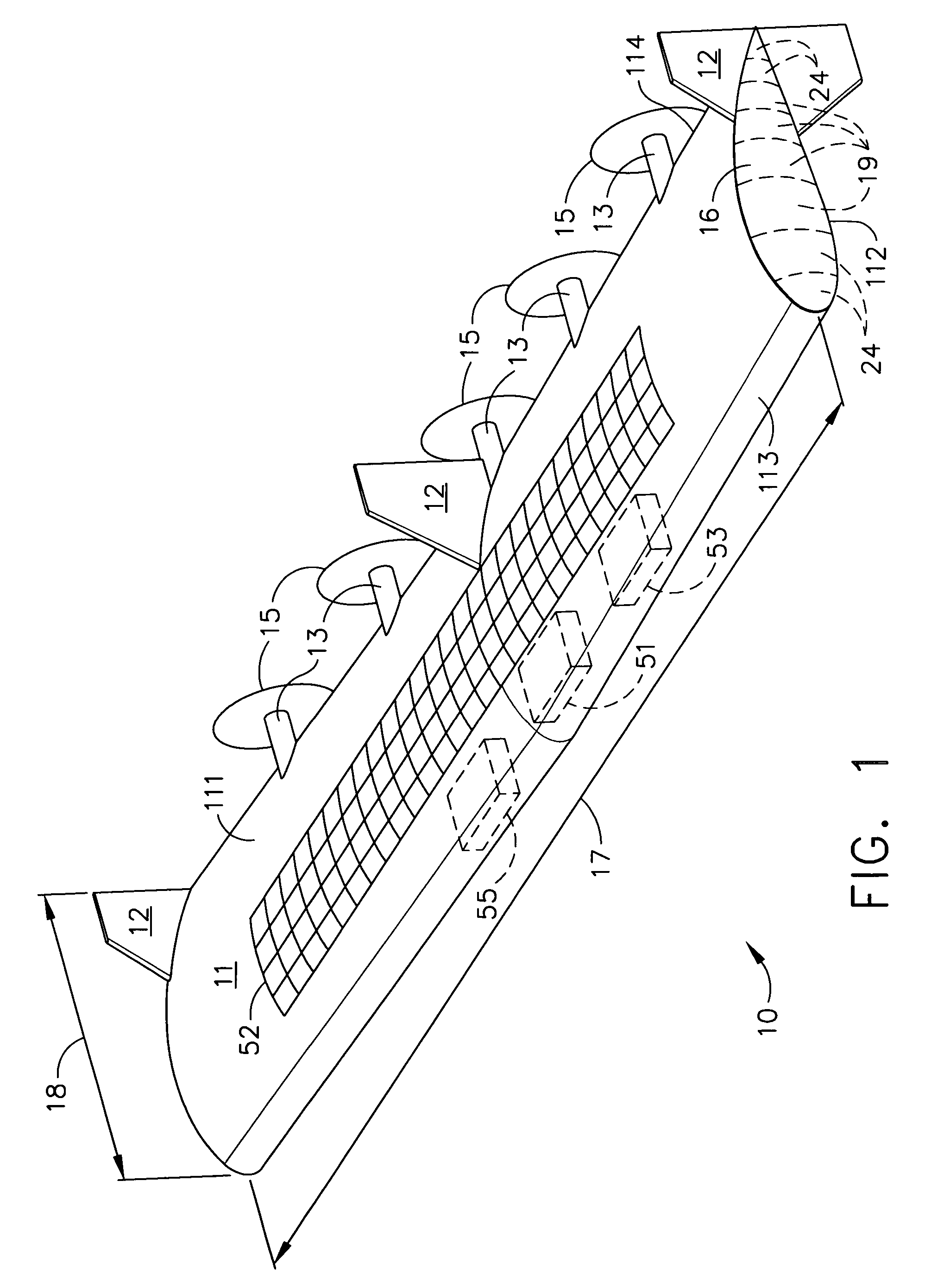 High-aspect ratio hybrid airship