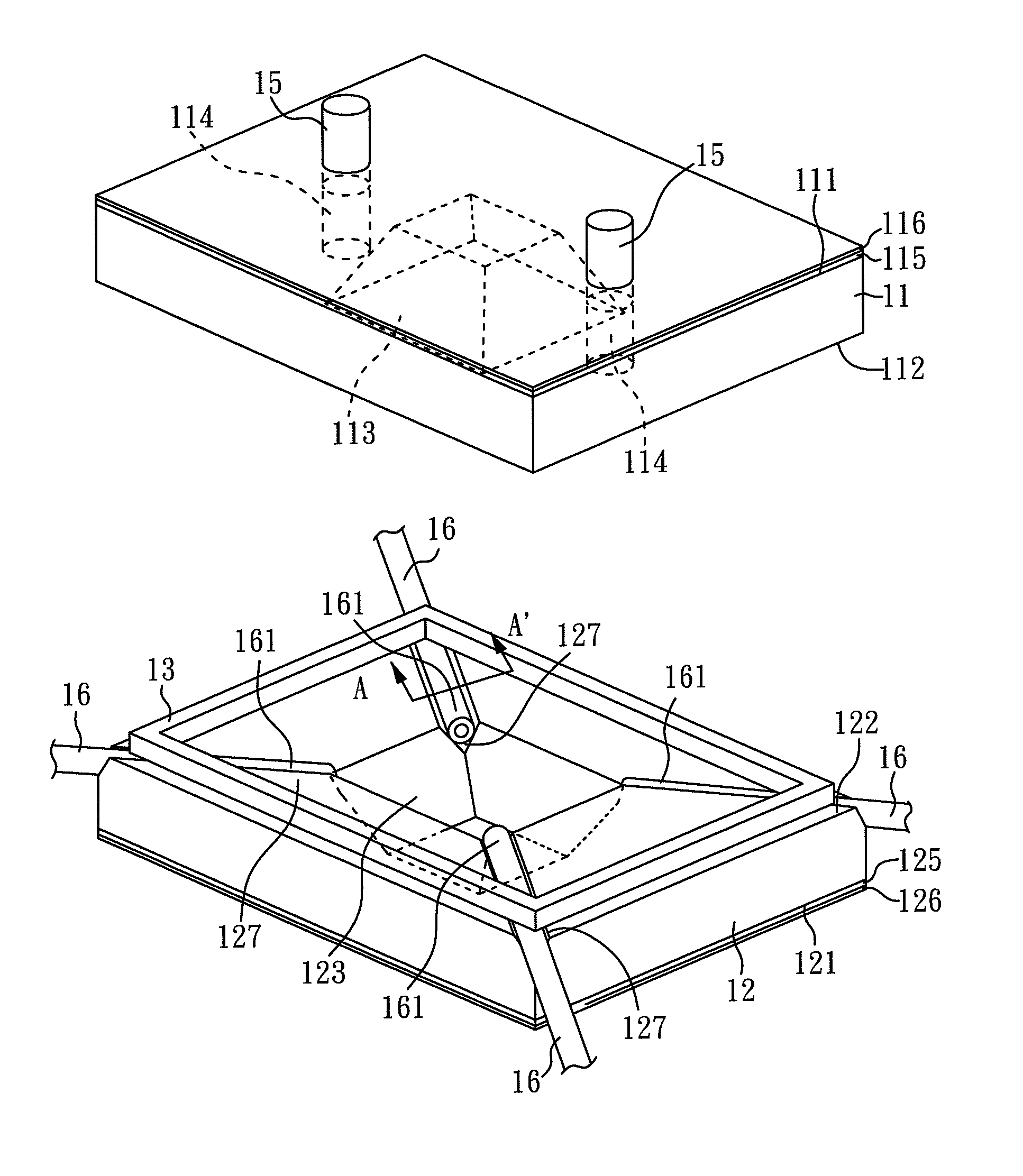 Specimen box for electron microscope