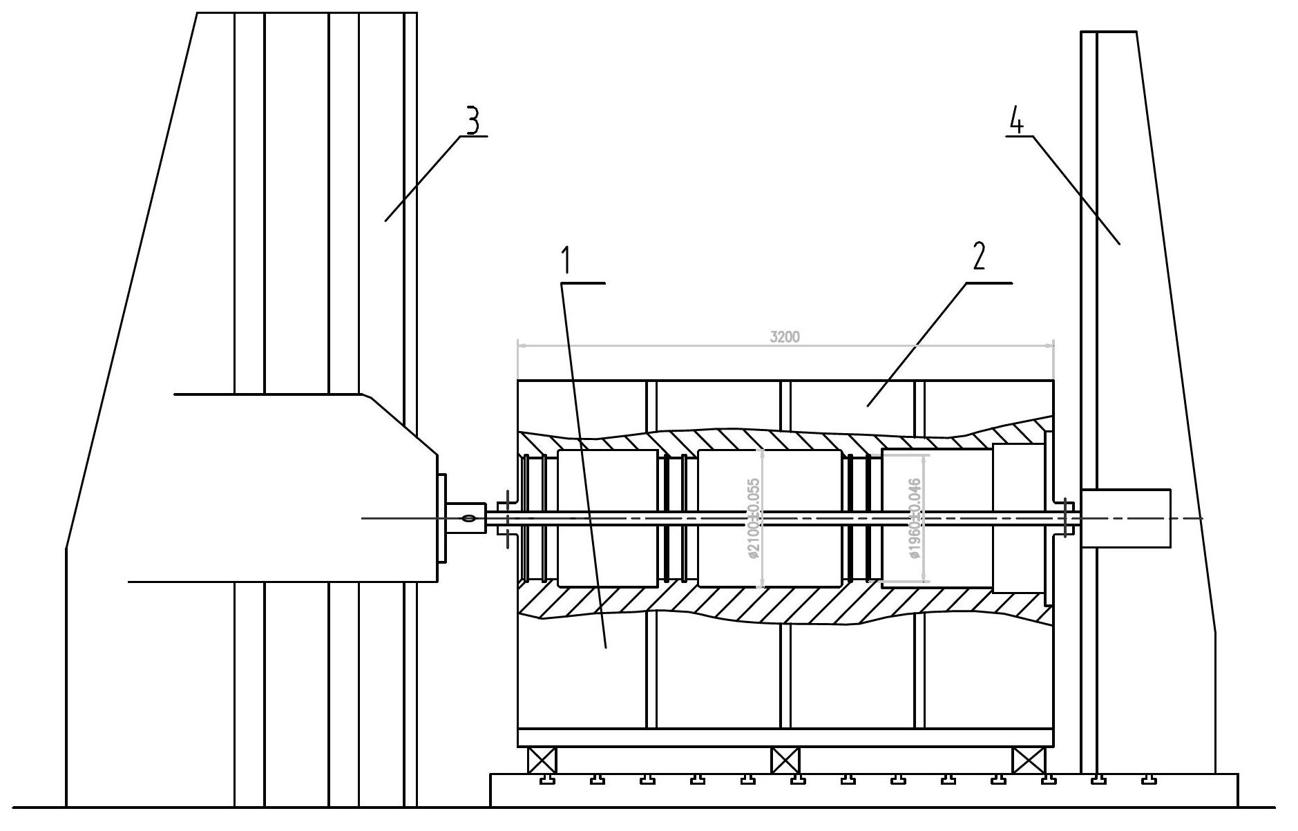 Machining method for large box body hole series and jig cutter box