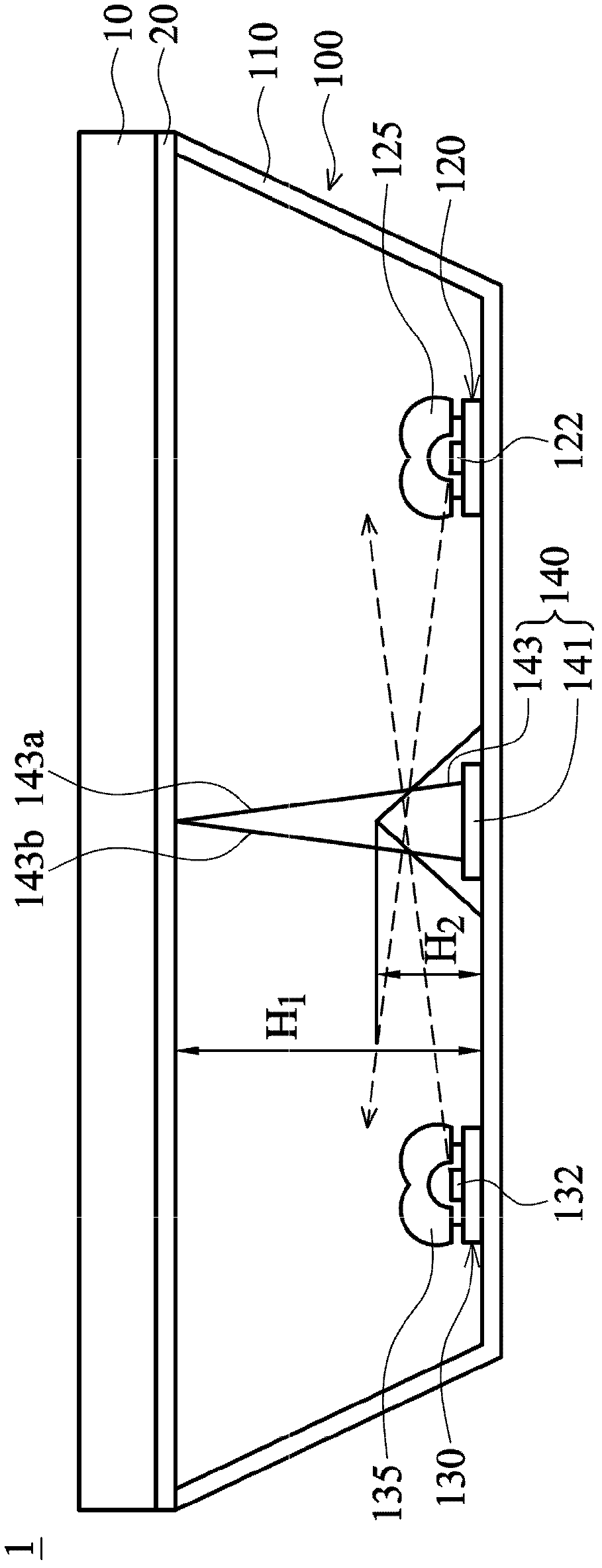 Backlight module and display device comprising same