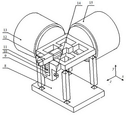 High-precision large-stroke triaxial fast cutter servo device