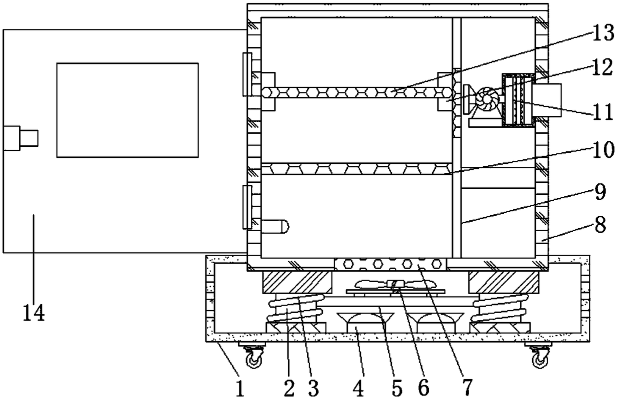 Sales cabinet facilitating storage of electronic products