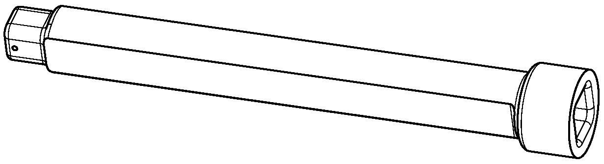 Angle positioning device for distance-variable pull rod