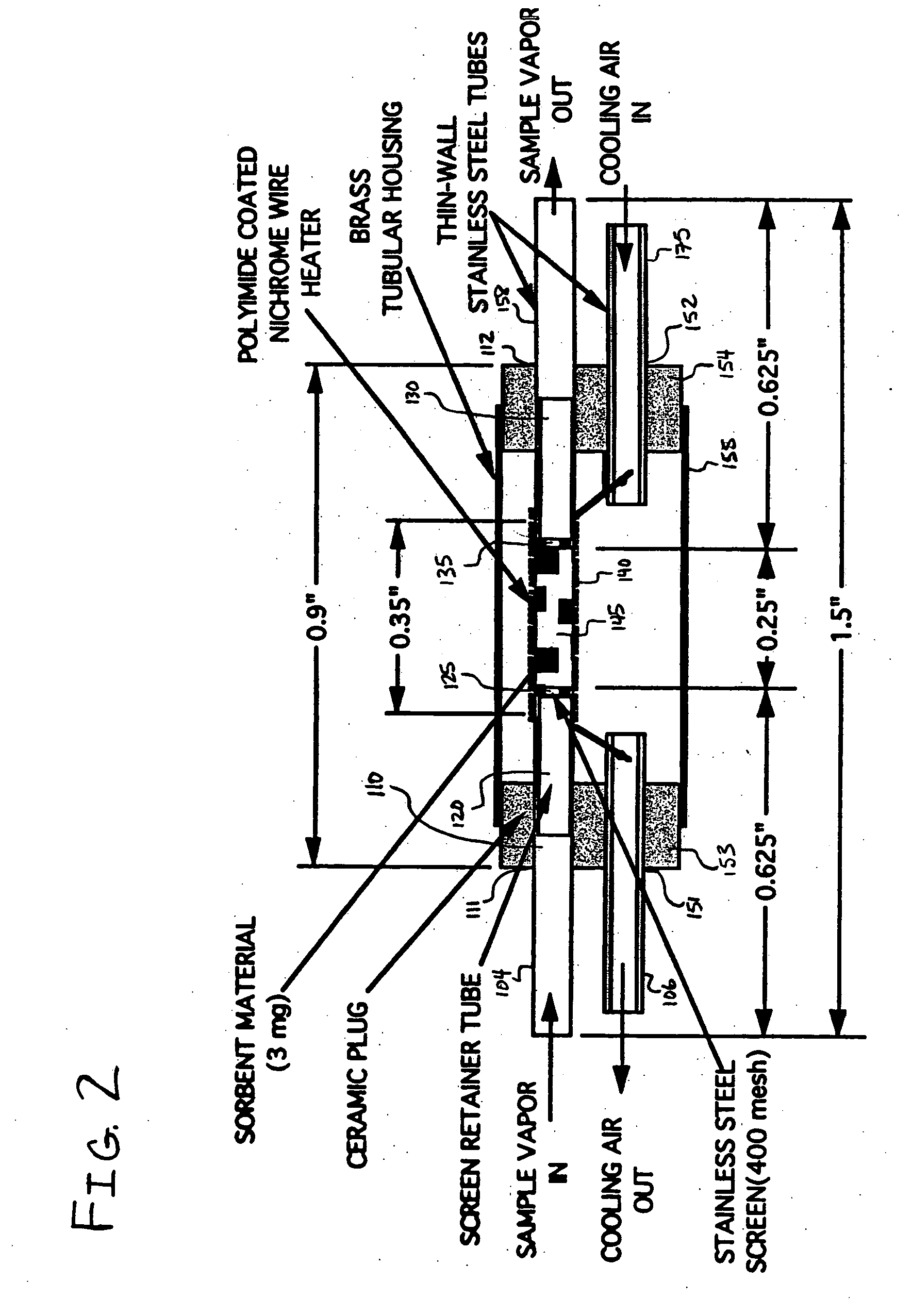 System, apparatus and method for concentrating chemical vapors