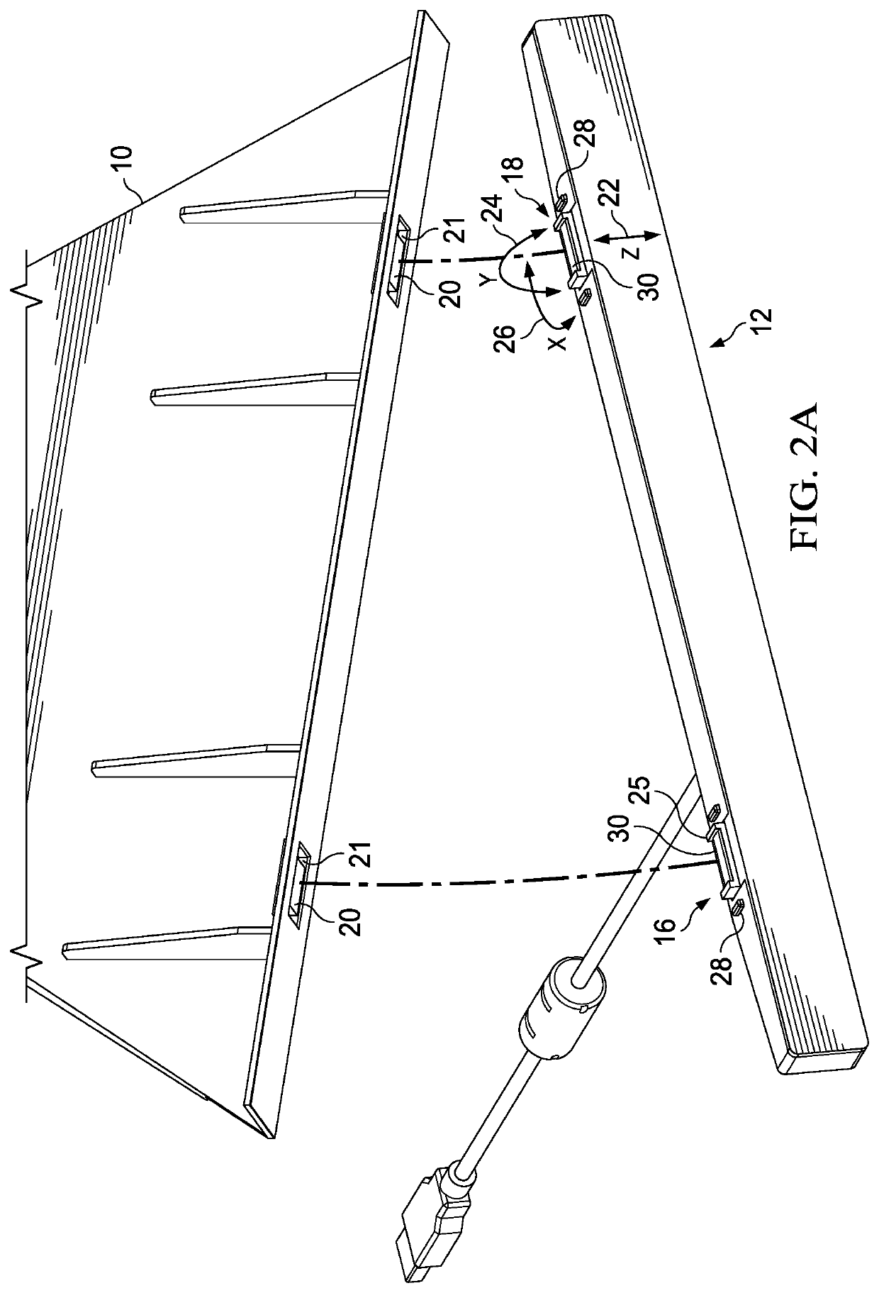 Information handling system display adaptive magnetic sound bar attachment