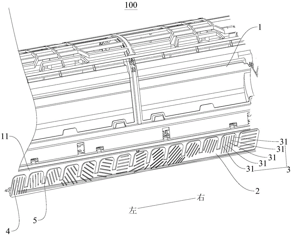 Air conditioner indoor unit and windshield