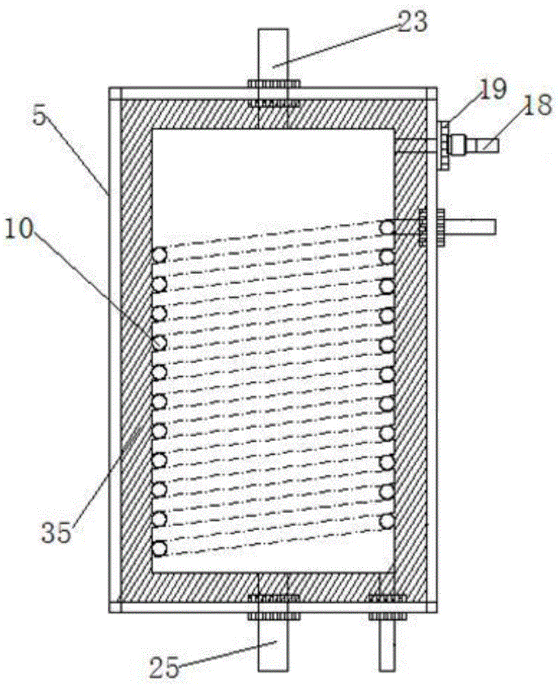 Heating device of solar water heater with discrete-type heat pipes