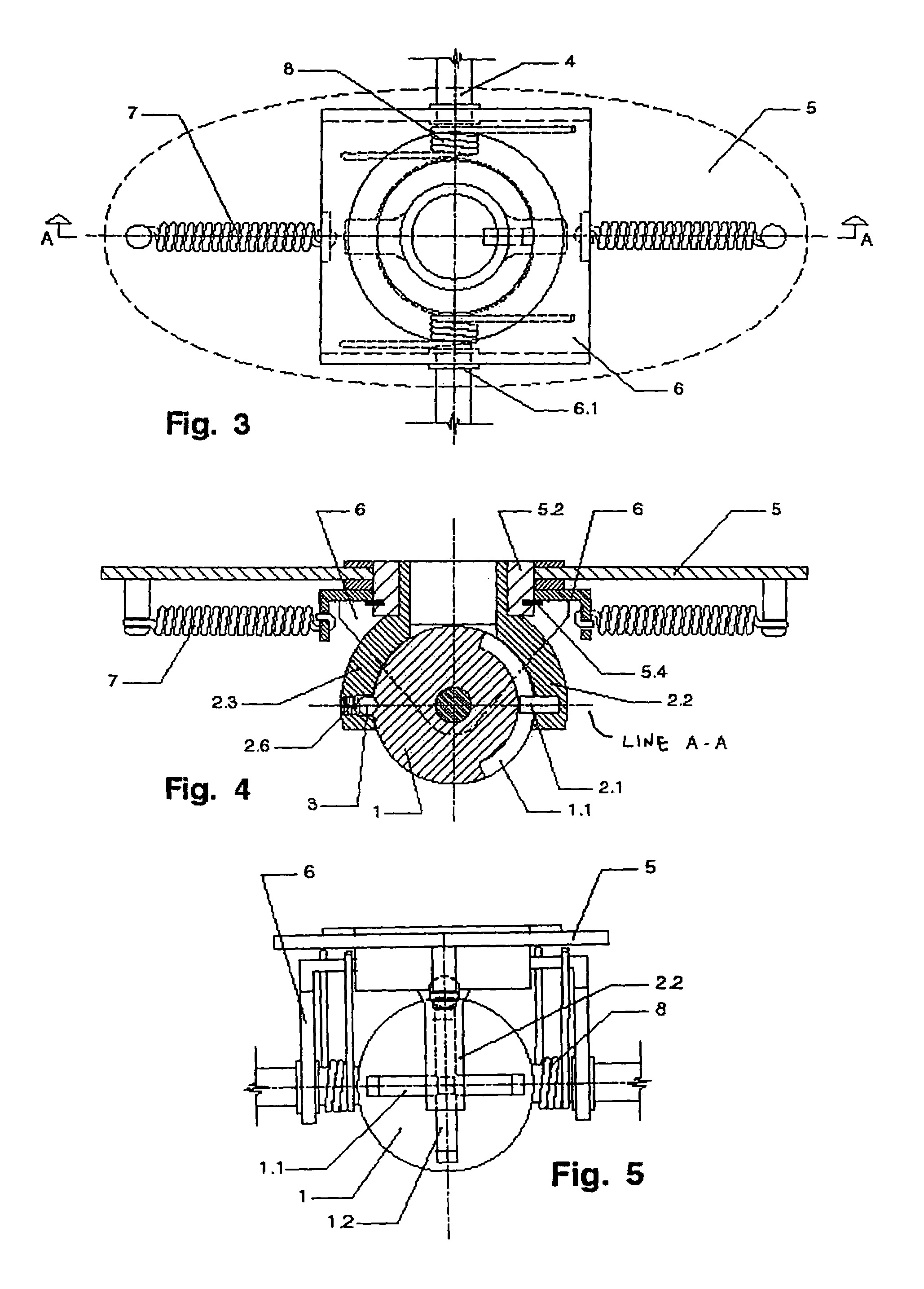 Mechanical device for performing single, orthogonal, alternate, and independent movements applicable to a gym apparatus