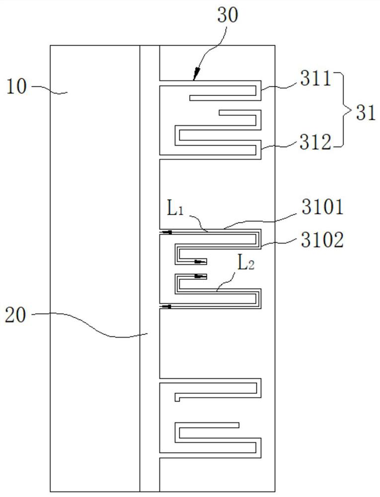 Low-noise pneumatic tire tread pattern