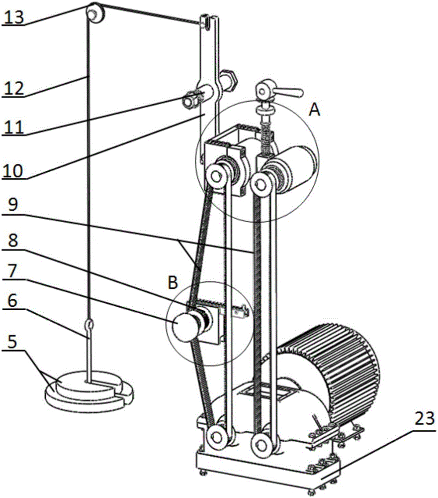 Friction testing stand