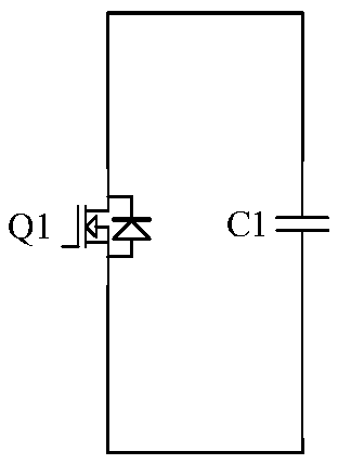 Peak voltage lossless asynchronous absorption circuit and NPC three-level circuit