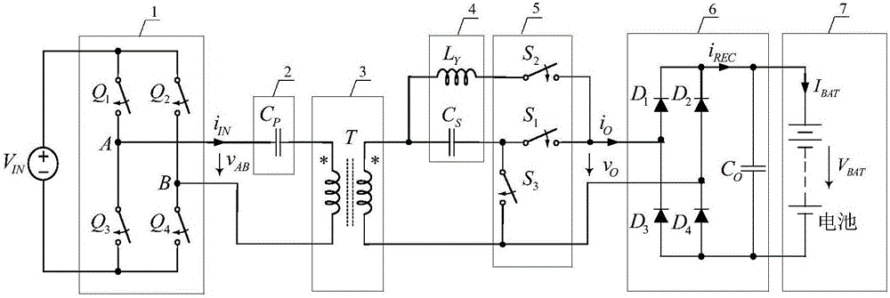 Battery wireless charging system for secondary side composite type compensation network