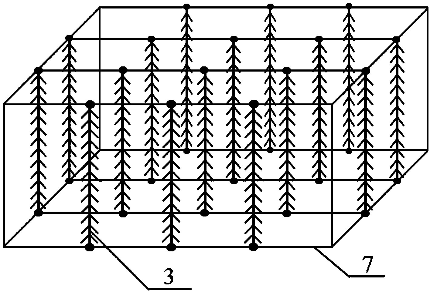 Closed or semi-closed landscape water body governance method