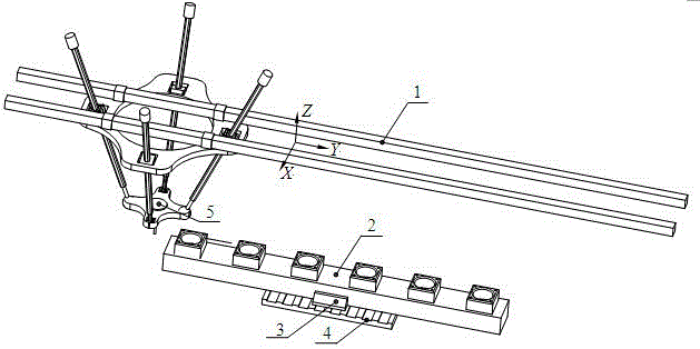 Five-axis linkage type hybrid machine tool