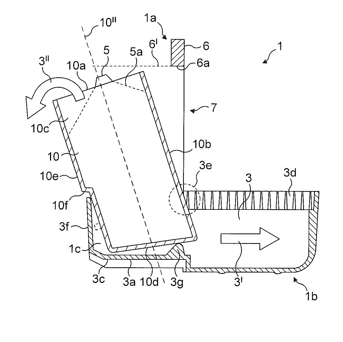 Used capsule collector for beverage devices