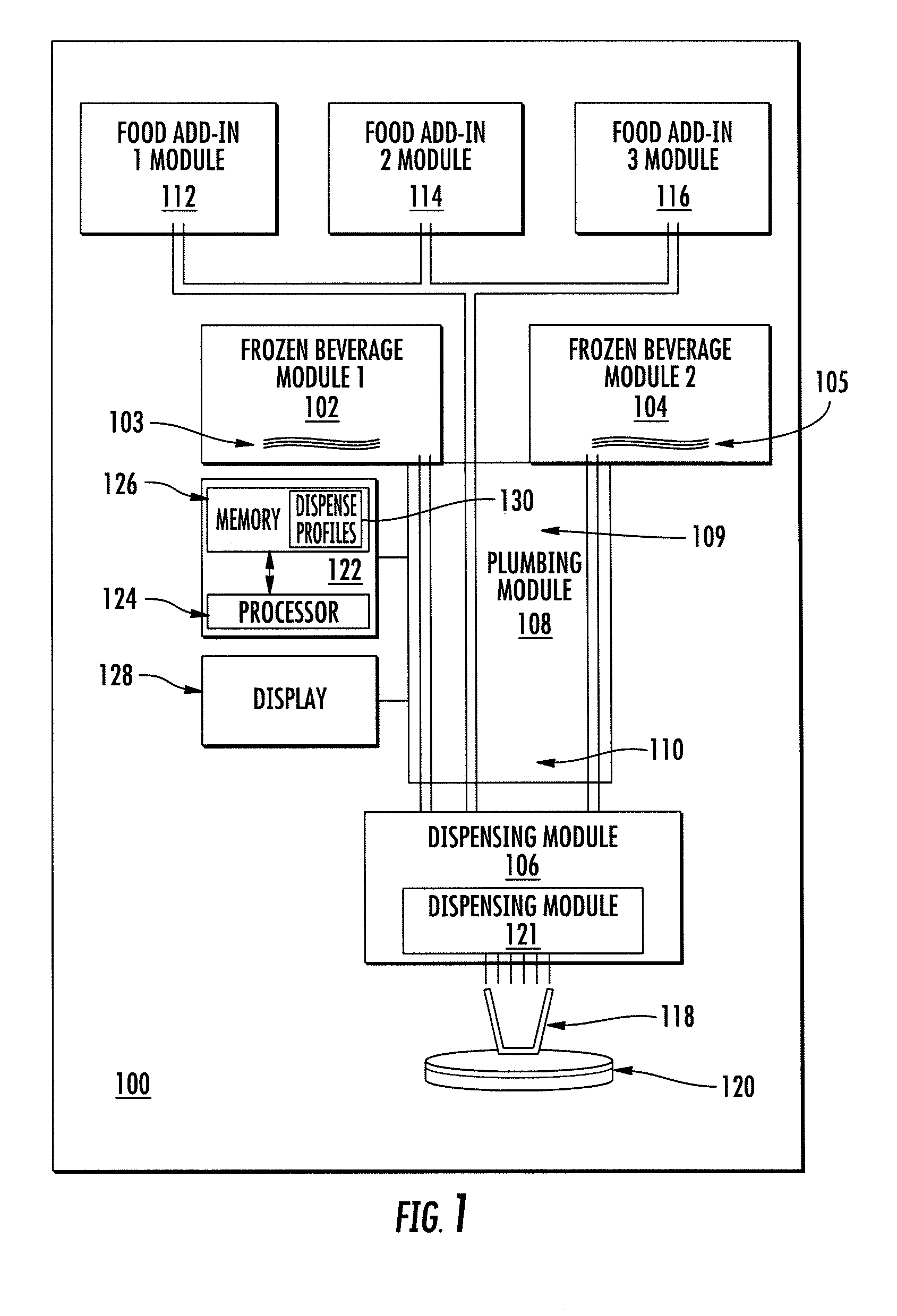 Frozen Beverage Dispensing Manifold